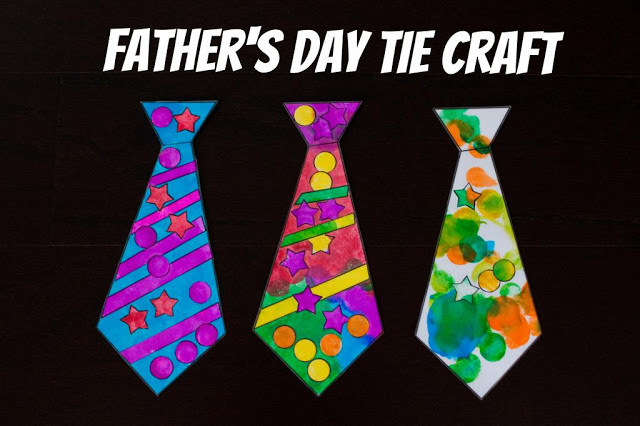 Fathers Day Art And Craft
 The Sweatman Family Father s Day Tie Craft