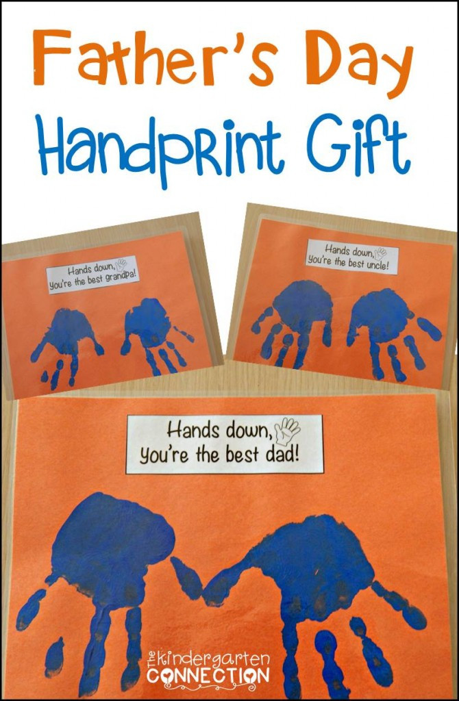 Fathers Day Art And Craft
 Father s Day Handprint Gift The Kindergarten Connection