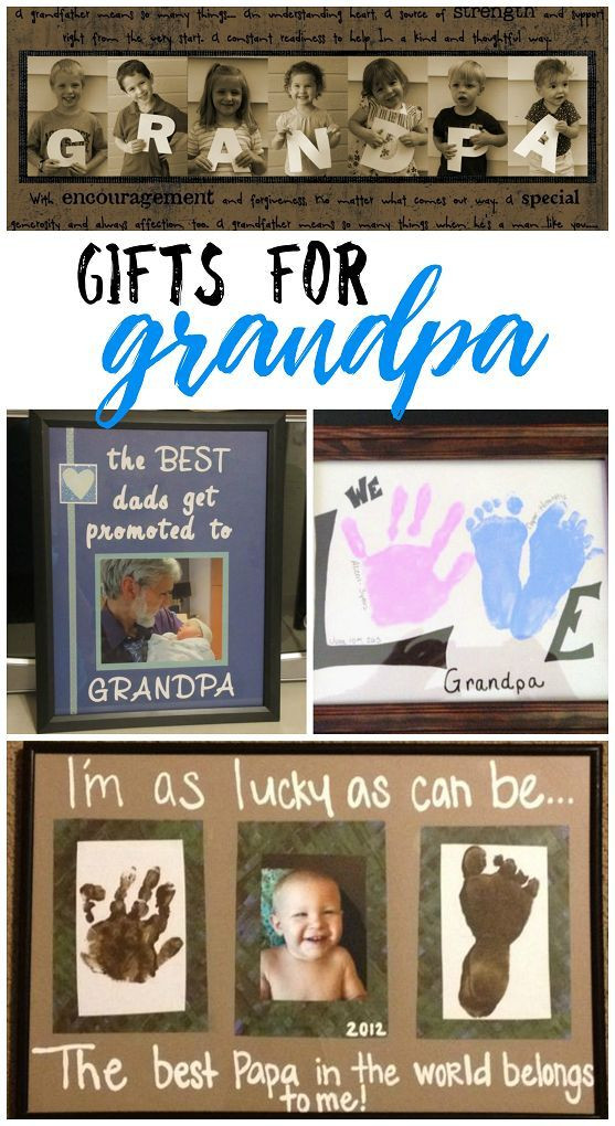 Fathers Day Craft For Grandpa
 The cutest ts for grandpa from the kids Great ideas