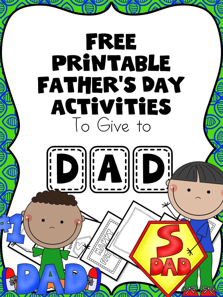 Fathers Day Crafts For Preschool
 FREE Father s Day Worksheets