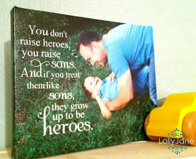 Fathers Day Gifts From Sons
 Father s Day photo ideas