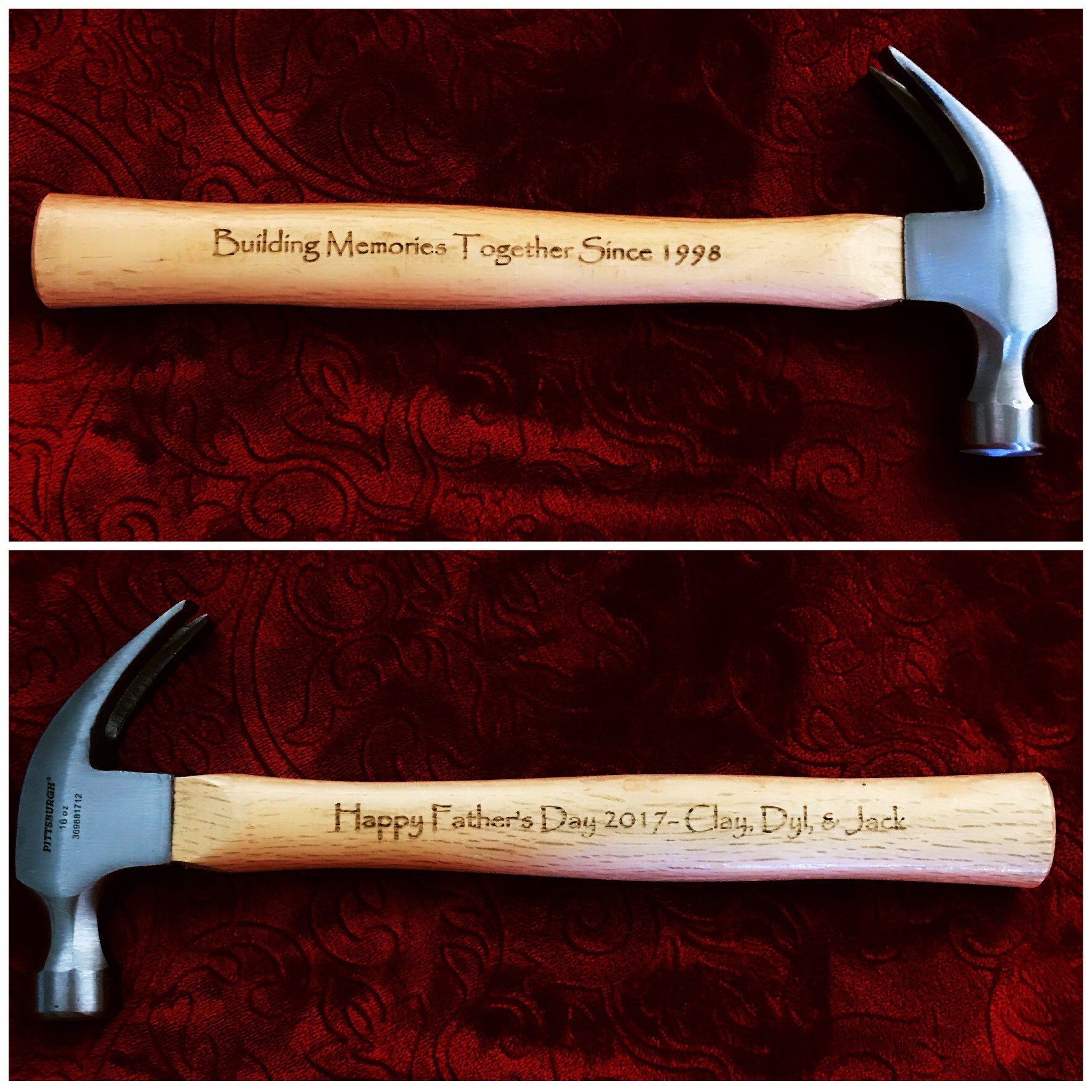 Fathers Day Hammer Quotes
 Engraved Father s Day Hammer or Engraved Father s Day