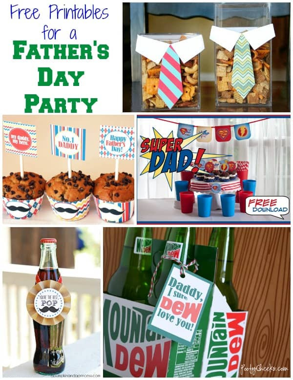 Fathers Day Party
 Father s Day Party & Free Printables Moms & Munchkins