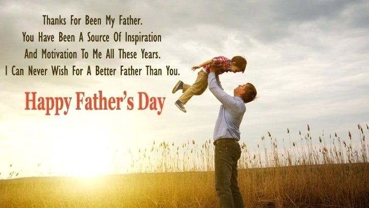 Fathers Day Quotes From Son
 Happy Fathers Day Quotes Fathers Day Messages Wishes