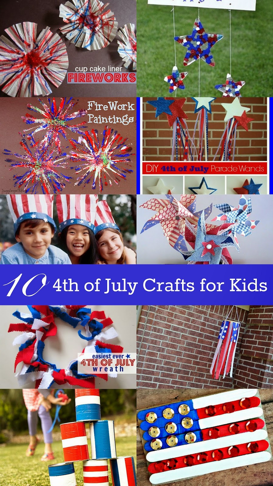 Fourth Of July Crafts For Toddlers
 10 Fourth of July Crafts for Kids Housewife Eclectic