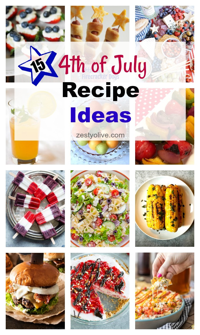 Fourth Of July Recipe Ideas
 15 Fourth of July Recipe Ideas Zesty Olive Simple