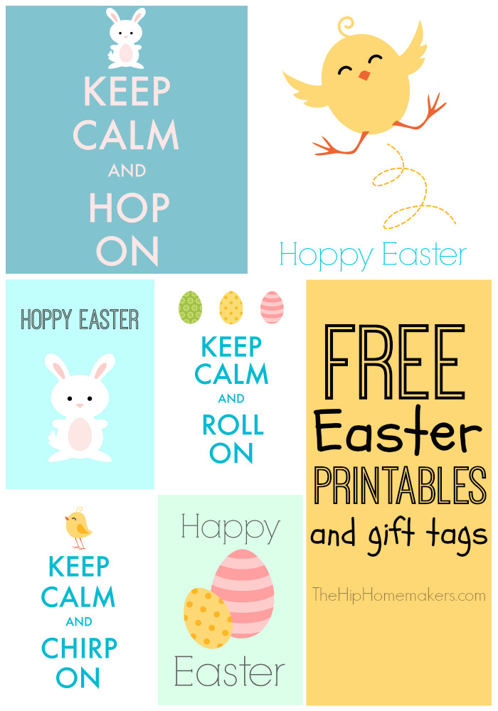 Free Printable Easter Gift Tags
 Keep Calm Free Easter Printables