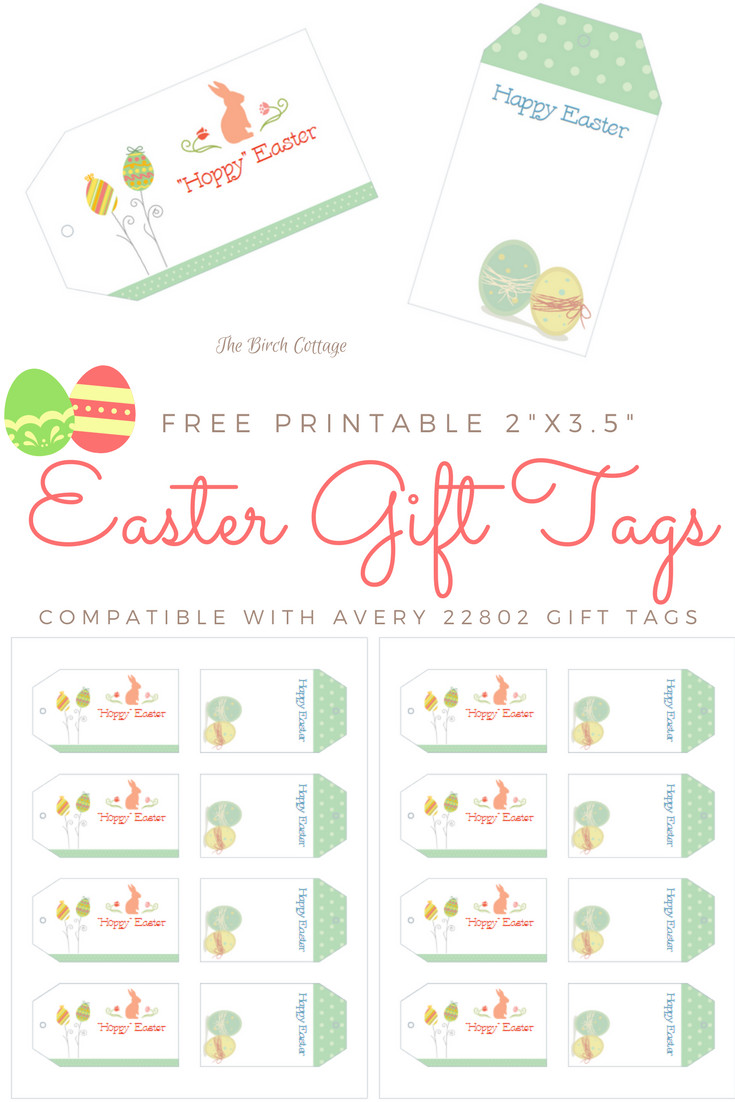 Free Printable Easter Gift Tags
 Download Your Free Printable Easter Gift Tags The Birch