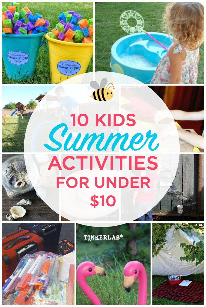 Fun Summer Activities For Kids
 10 Kids Summer Activities that are Under $10