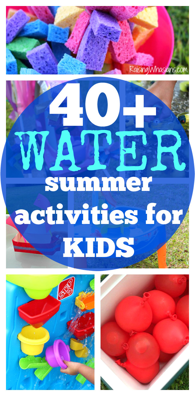 Fun Summer Activities For Kids
 40 Water Summer Activities for Kids Printable Checklist