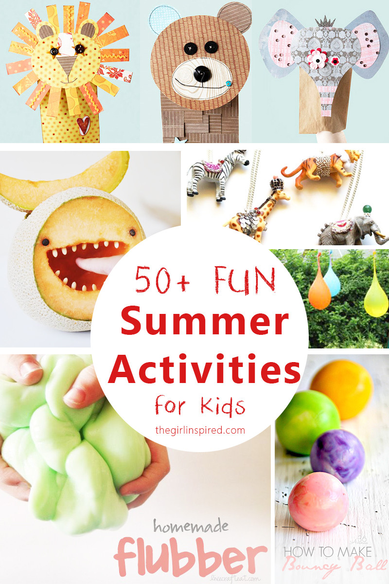 Fun Summer Activities For Kids
 50 Super Fun Summer Activities for Kids girl Inspired