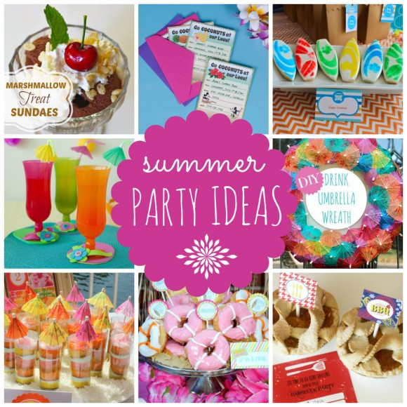 Fun Summer Party Themes
 Summer Parties Airplane Parties and Movie Night Ideas
