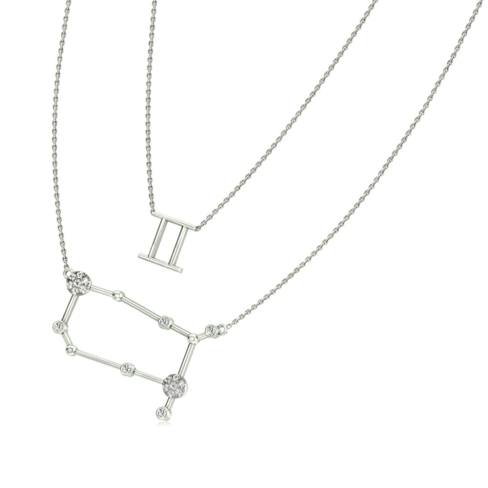 Gemini Constellation Necklace
 Buy Gemini Constellation Zodiac Layered Necklace line at