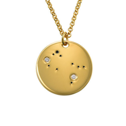 Gemini Constellation Necklace
 Gemini Constellation Necklace with Diamonds in Gold