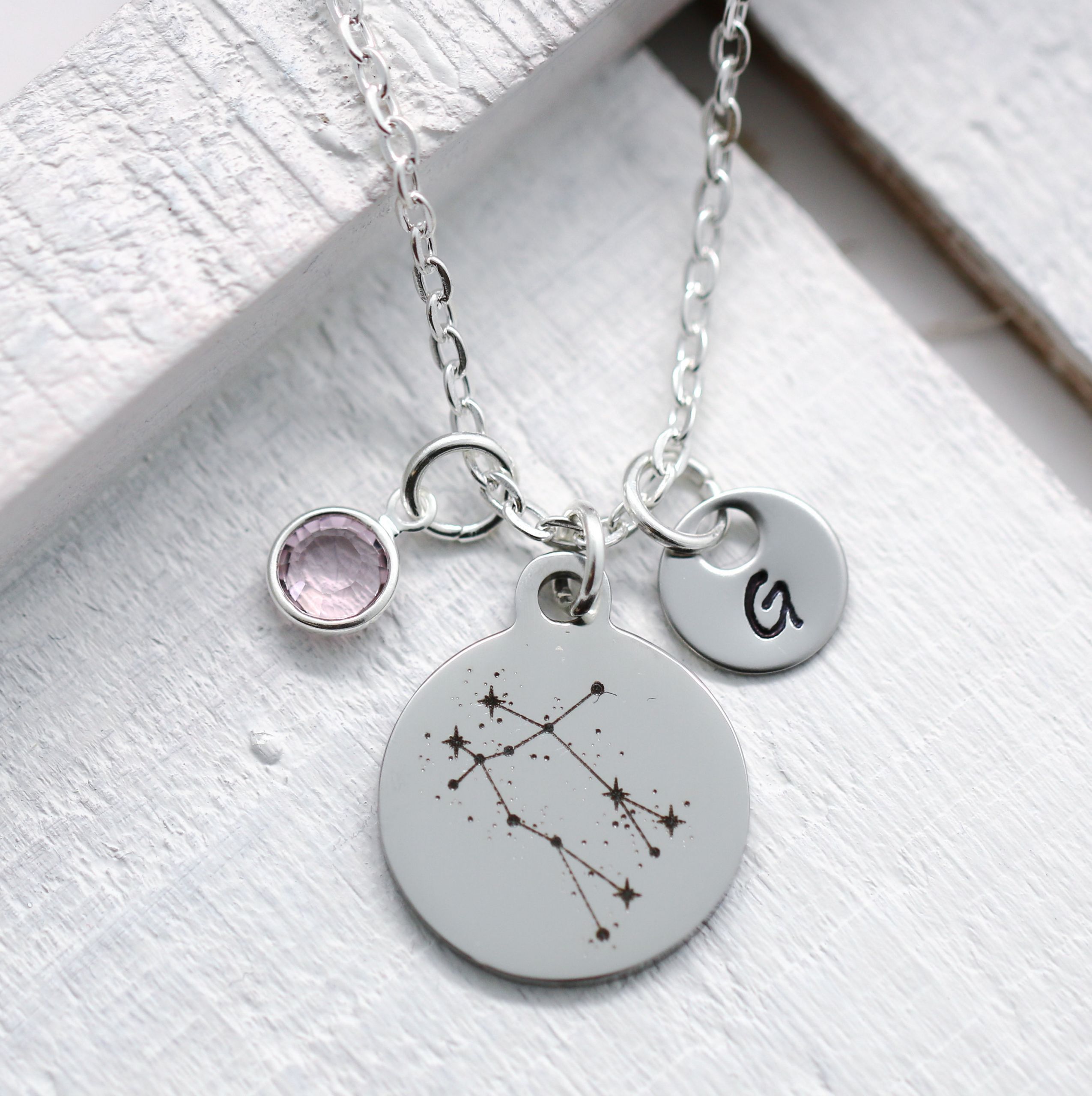 Gemini Constellation Necklace
 Gemini Necklace for Women Personalized Gemini Zodiac