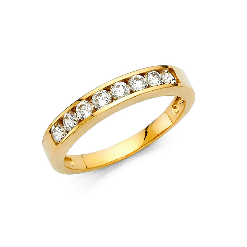 Gold Diamond Wedding Rings
 14k Solid Yellow Gold 0 75 Ct Round Cut Diamond Wedding