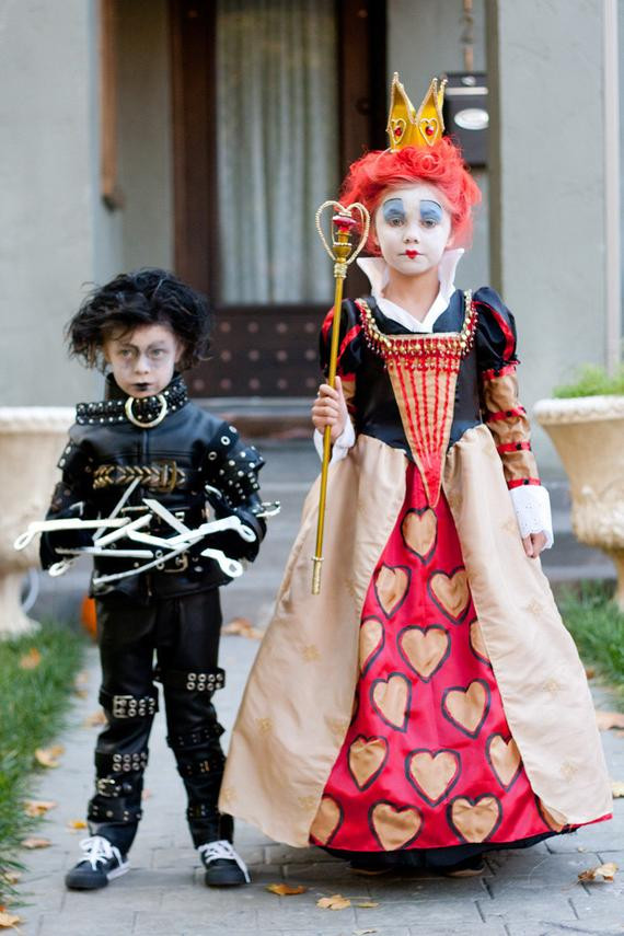 Good Ideas For Halloween Costumes
 Tim Burton children s costumes Edward Scissorhands or