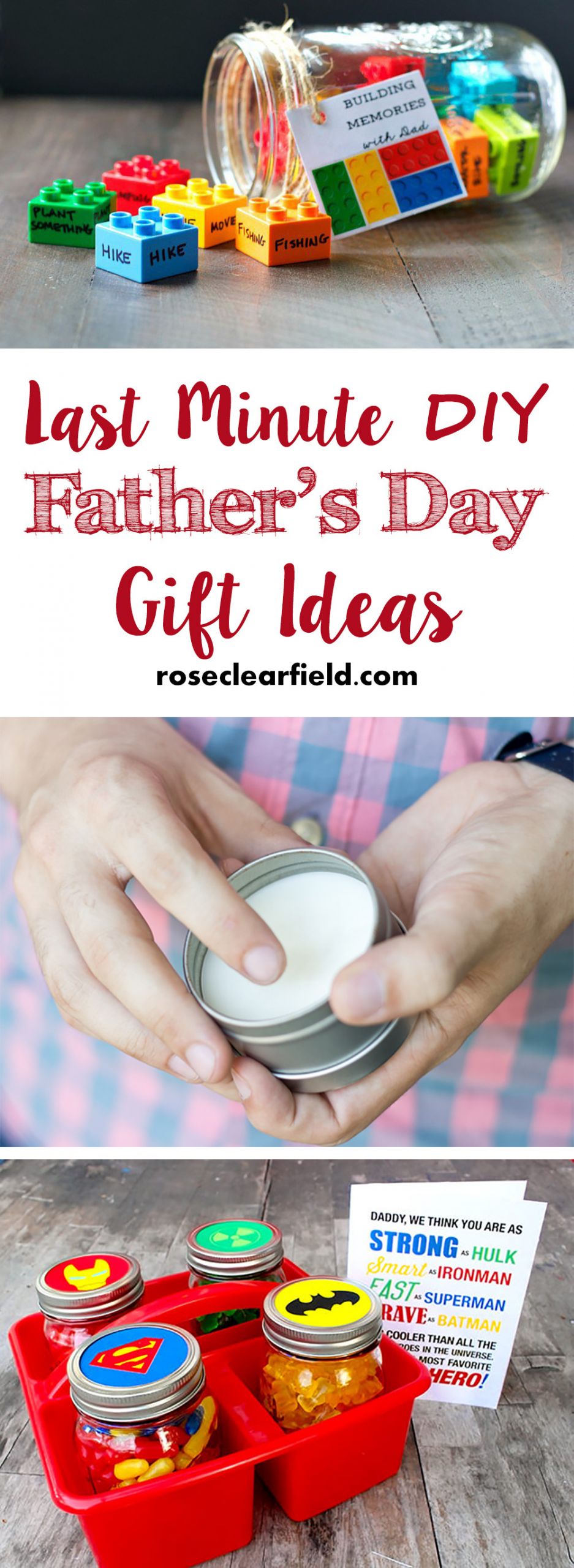 Homemade Fathers Day Gifts Ideas
 Last Minute DIY Father s Day Gift Ideas • Rose Clearfield