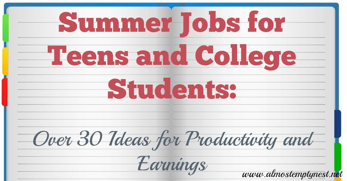 Ideas For Summer Jobs
 Summer Jobs for Teens and College Students