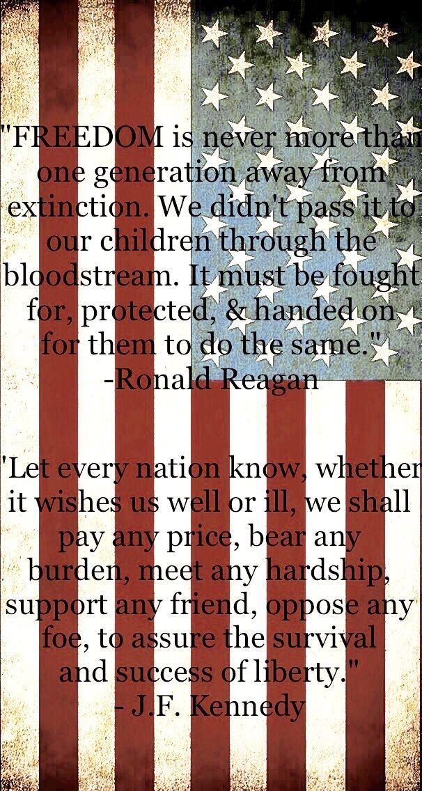 Jfk Memorial Day Quotes
 Veterans Day Memorial Day Ronald Reagan quote John F