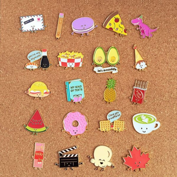 Kawaii Pins
 Enamel Pins by Queenie s Cards Super Cute Kawaii