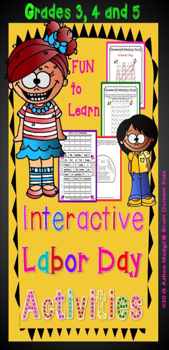Labor Day Activities
 Labor Day Interactive Fun
