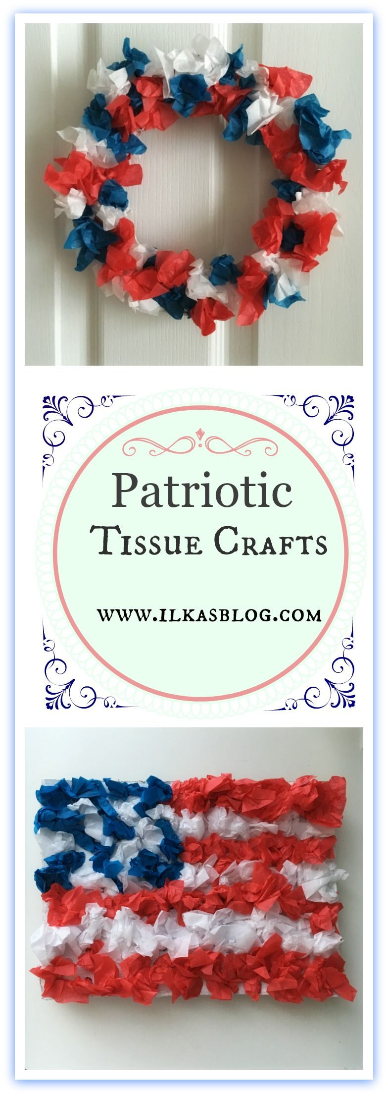 Labor Day Crafts For Toddlers
 Patriotic Tissue Crafts Kids