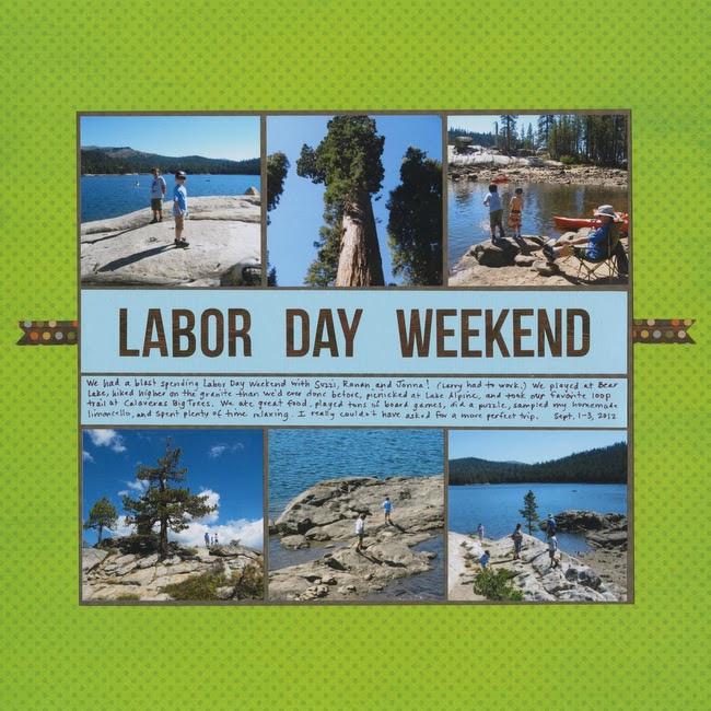 Labor Day Weekend Ideas
 Ideas for Scrapbookers Cindy s Favorite Layouts of 2013