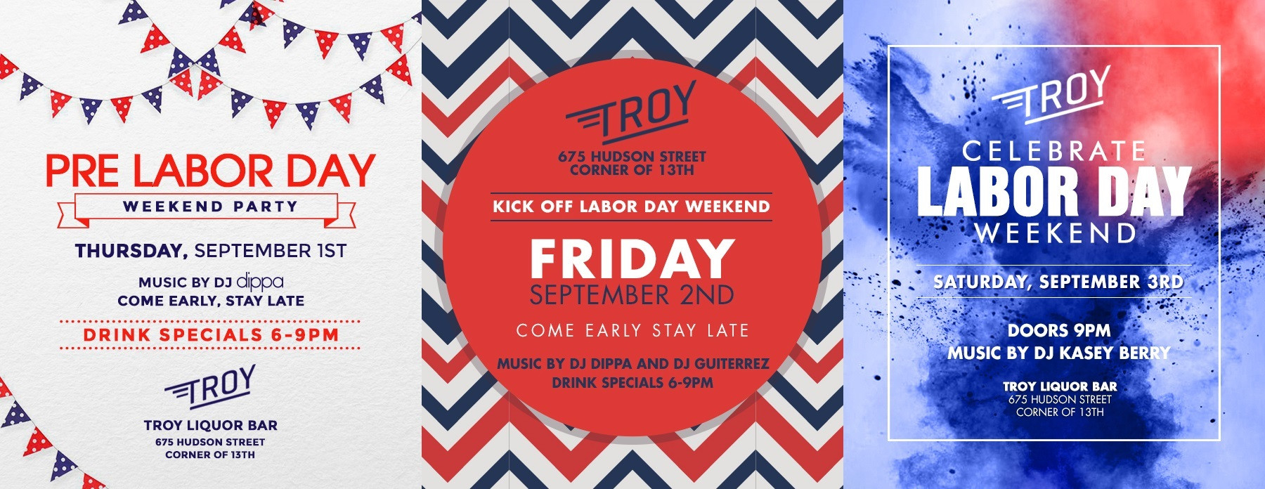 Labor Day Weekend Party
 Labor Day Weekend Parties at Troy Tickets Thu Sep 1