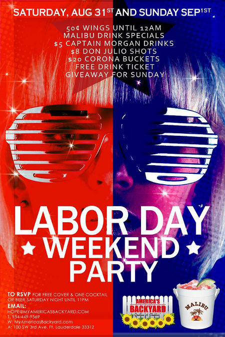 Labor Day Weekend Party
 South Florida Nights Magazine Labor Day Weekend Party at