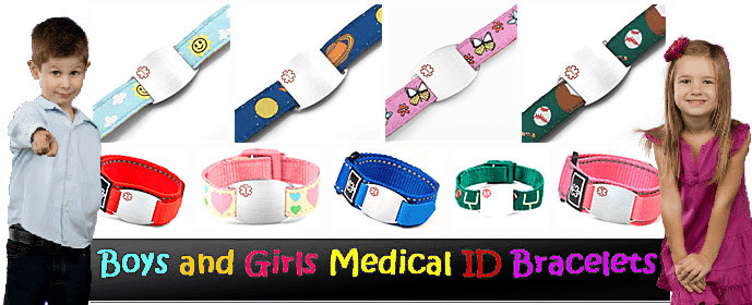 Medical Bracelets For Kids
 Kid s Medical ID Jewelry