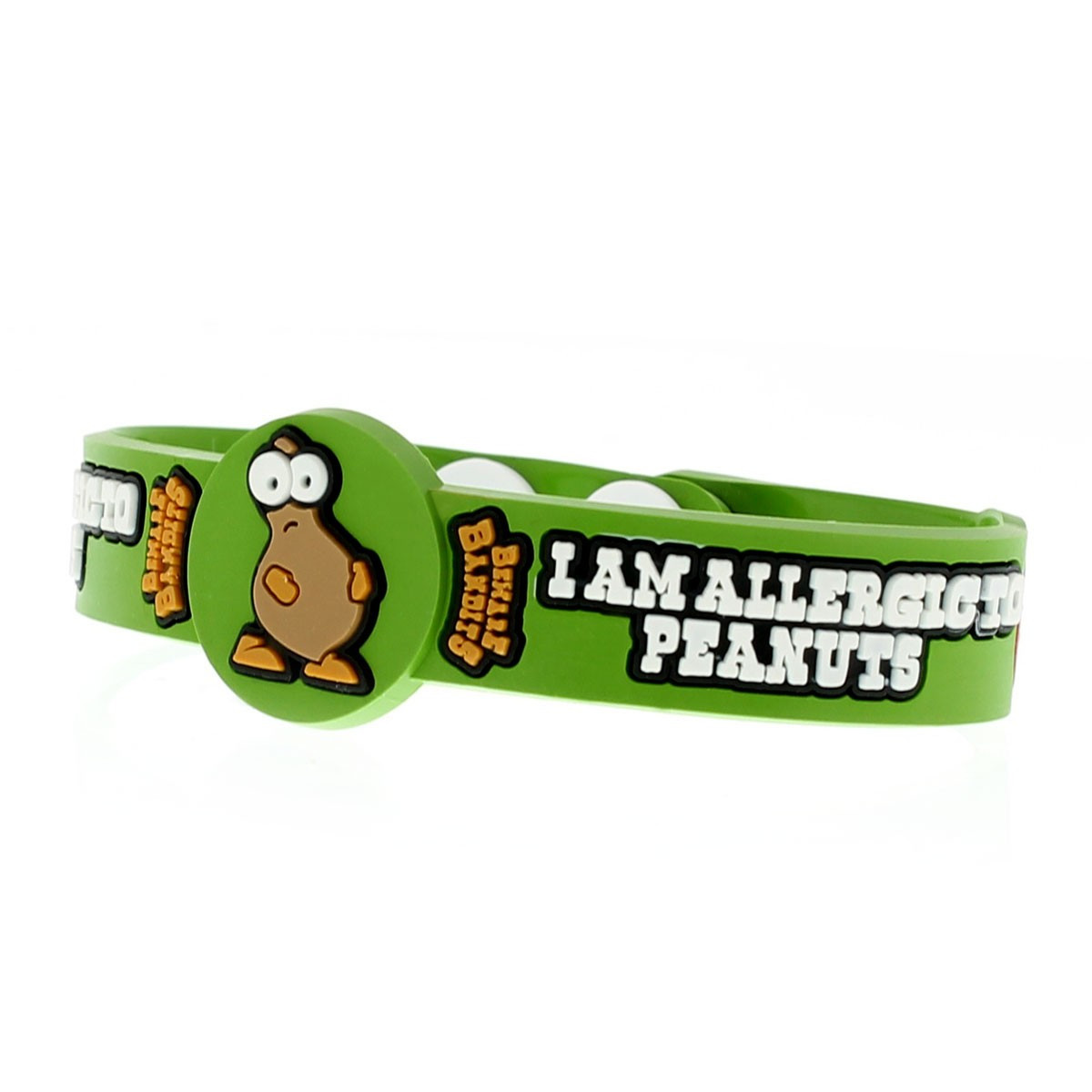 Medical Bracelets For Kids
 Kids Peanut Allergy Silicone Medical ID Bracelet