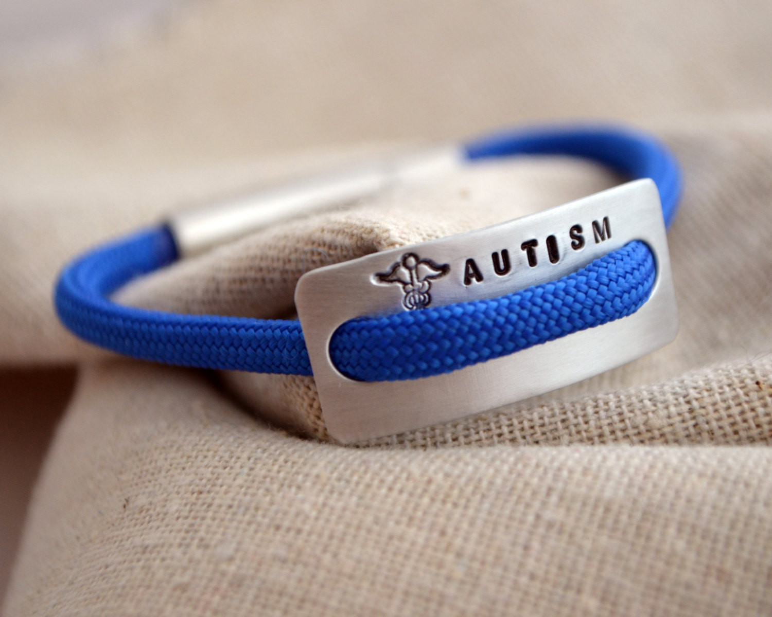 Medical Bracelets For Kids
 Children s Medical Alert Bracelet Hand Stamped Autism