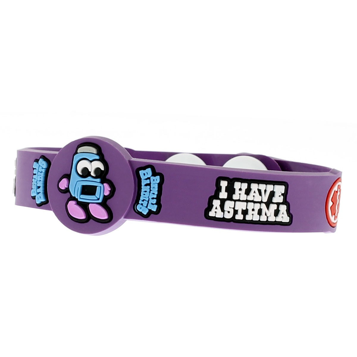 Medical Bracelets For Kids
 Kids Asthma Silicone Medical ID Bracelet