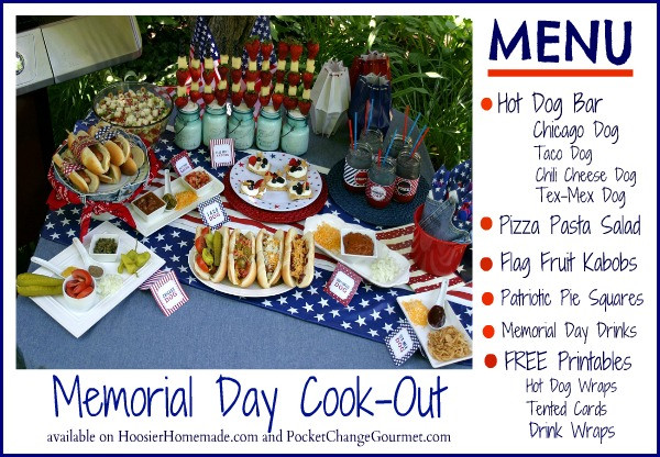 Memorial Day Cook Out Ideas
 Memorial Day Patriotic Printables Hoosier Homemade