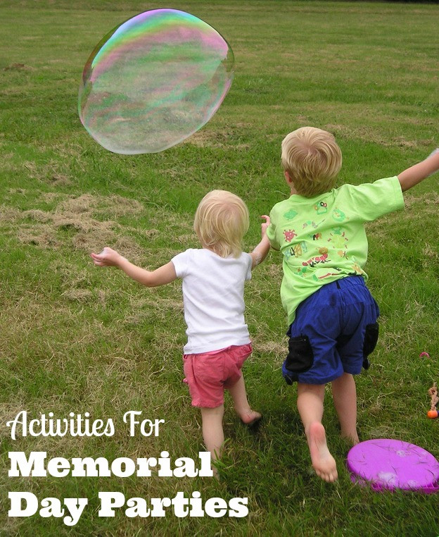 Memorial Day Family Activities
 Memorial Day Party Ideas Activities and Snacks