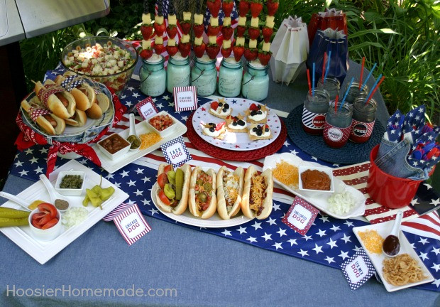 Memorial Day Grilling Ideas
 Memorial Day Cook Out with Printables Hoosier Homemade