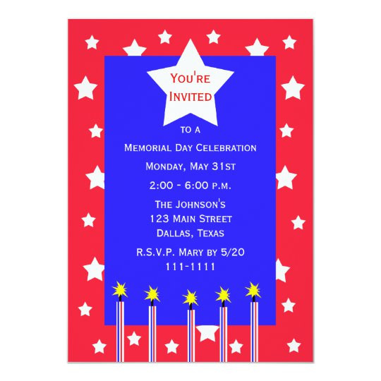 Memorial Day Party Invitations
 Memorial Day Invitations & Announcements