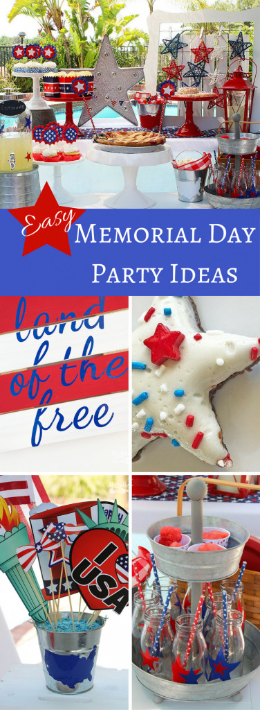 Memorial Day Party Themes
 Easy Memorial Day Party Ideas