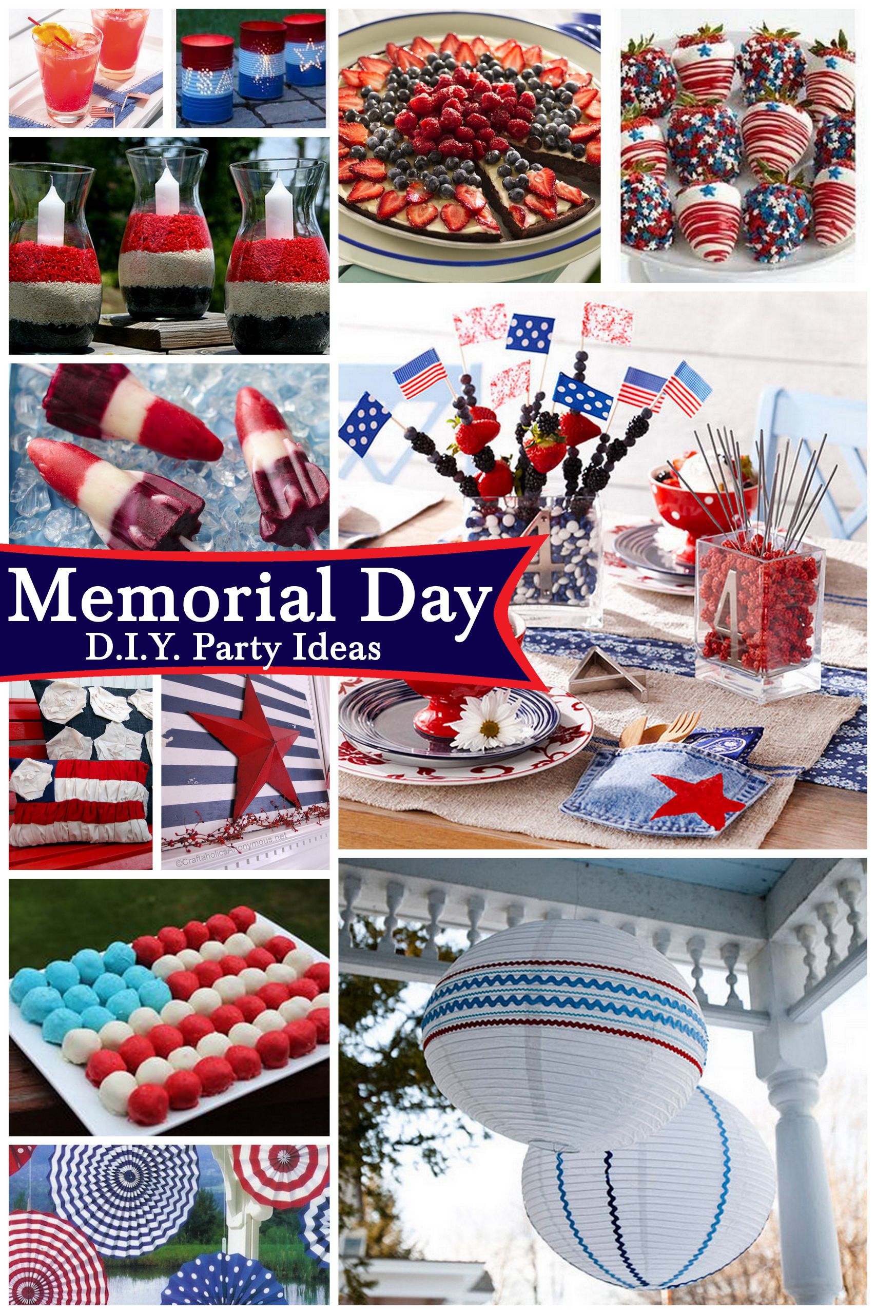 Memorial Day Party Themes
 Memorial Day D I Y Party Ideas