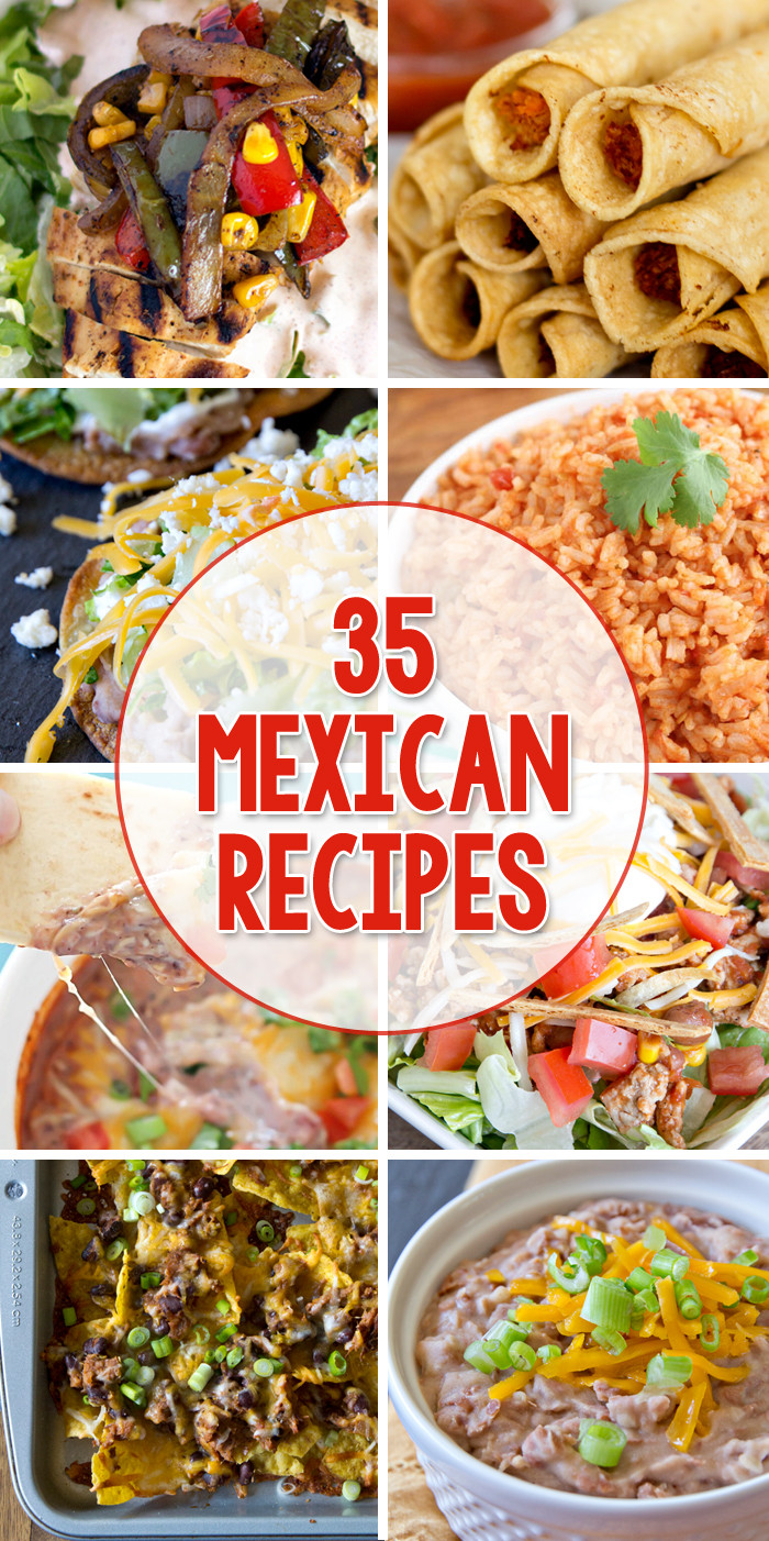 Mexican Food For Cinco De Mayo
 35 Mexican Recipes for Cinco de Mayo