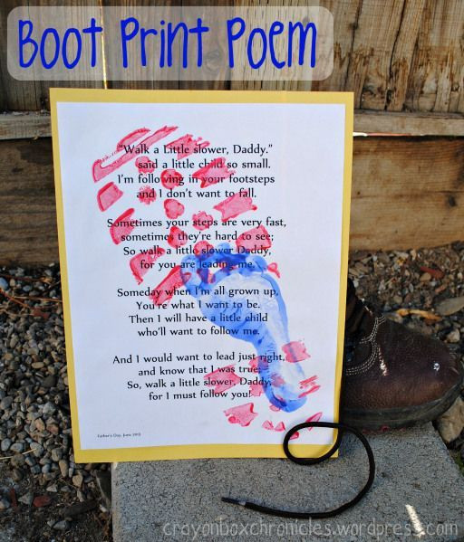 Mother's Day Gift Ideas From Son
 Boot Print Poem