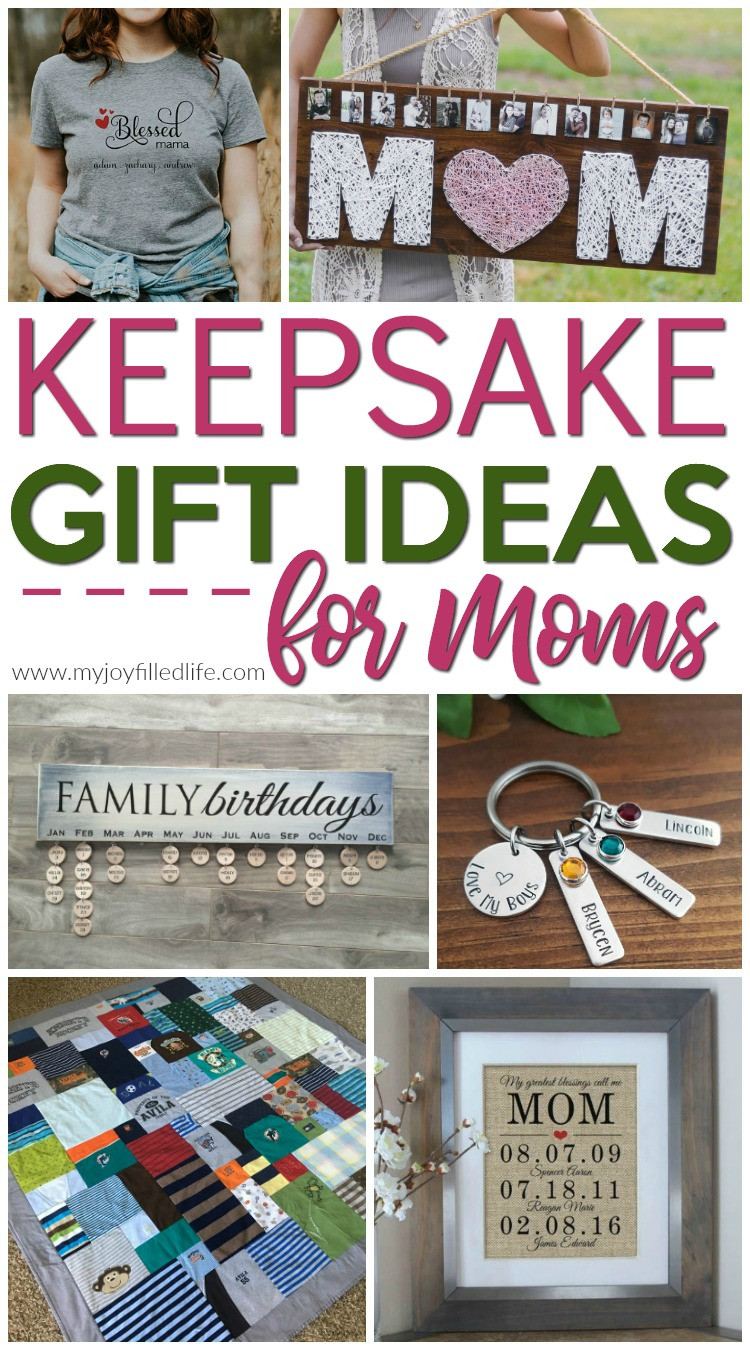 Mother's Day Gift Ideas From Son
 Keepsake Gift Ideas for Moms My Joy Filled Life
