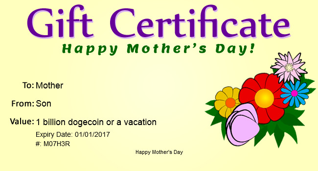 Mothers Day Gift Certificates
 Ubuntu Corner Gift Certificates Debian Wallpaper and Doom