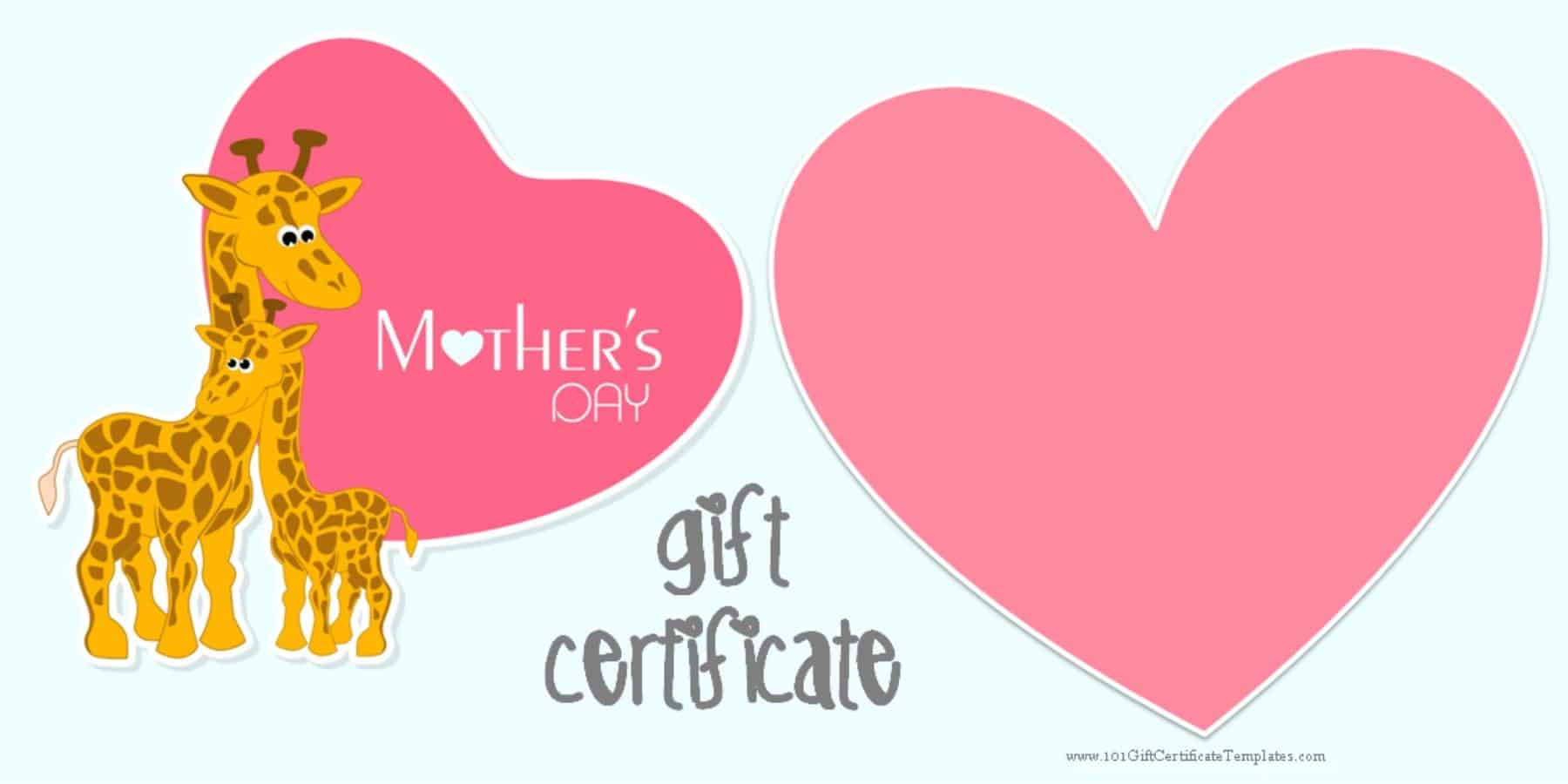 Mothers Day Gift Certificates
 Mother s Day Gift Certificate Templates