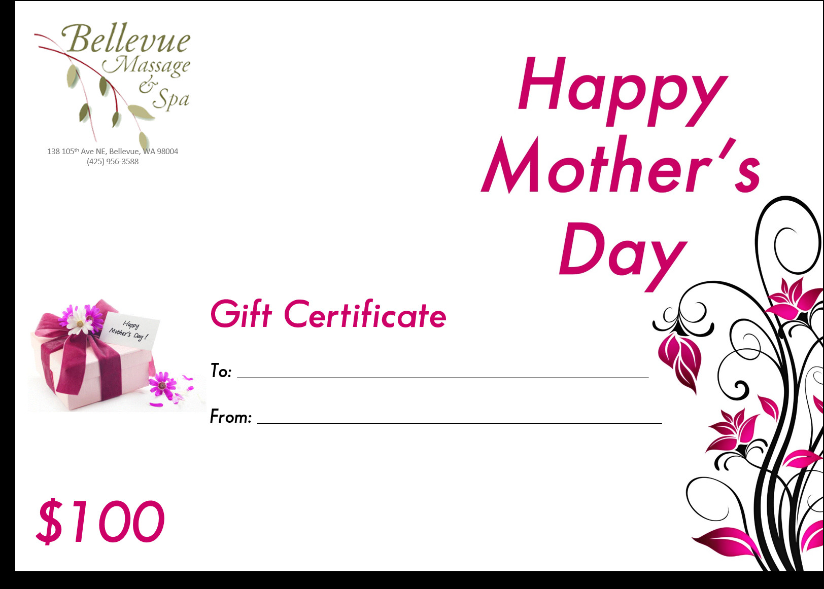 Mothers Day Gift Certificates
 Mothers day t card Gift cards