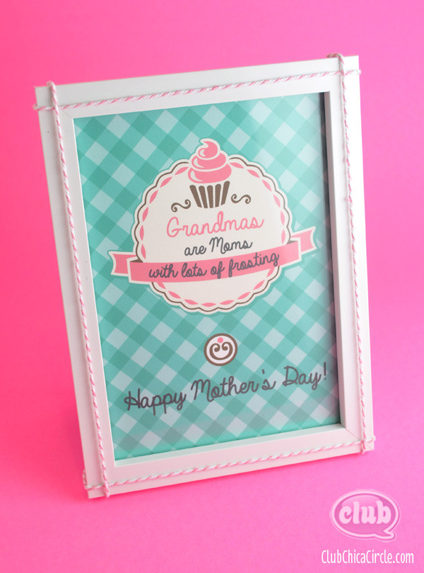 Mothers Day Gift For Grandma
 Mother’s Day Printable Gift Idea for Grandma
