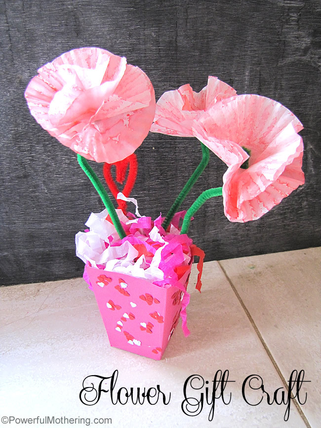 Mothers Day Ideas Crafts
 Flower Gift Craft