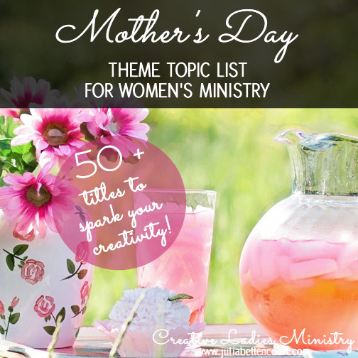 Mothers Day Ideas For Children's Church
 Last minute mother daughter banquet planning