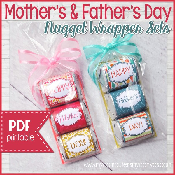 Mothers Day Ideas For Children's Church
 NEW Mother s Day and Father s Day NUGGET Wrappers My